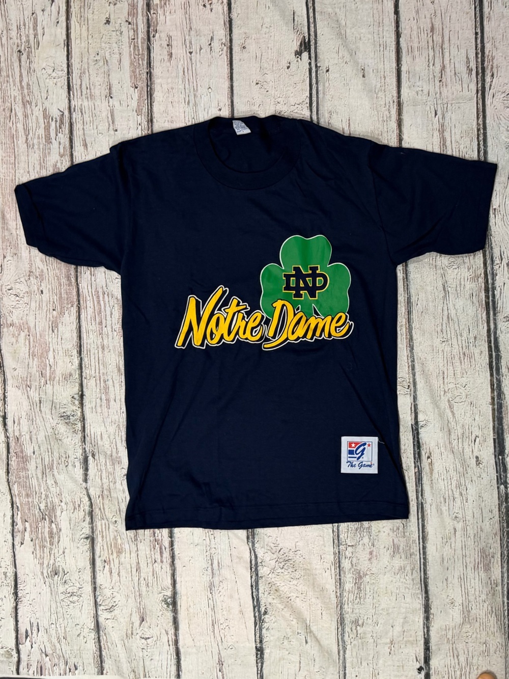 Notre Dame Fighting Irish Vintage The Game NCAA Collegiate Tshirt